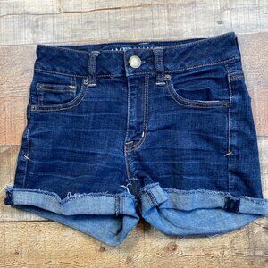 Women's American Eagle Super Stretch Denim Shorts size 0
